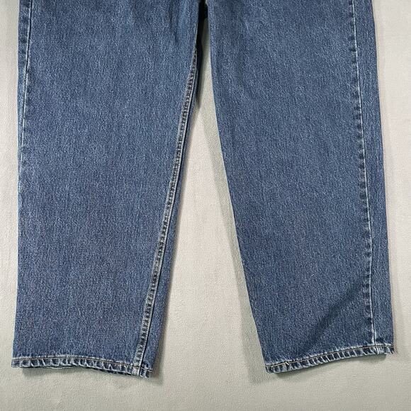 Levi’s 550 Relaxed Fit Tapered Leg Blue Jeans Big & Tall Mens 44x28 Denim Cotton - Picture 2 of 9